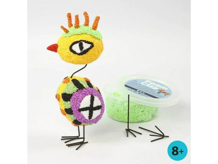 Creativ Company Modellier-Set Foam Clay Basic Mehrfarbig