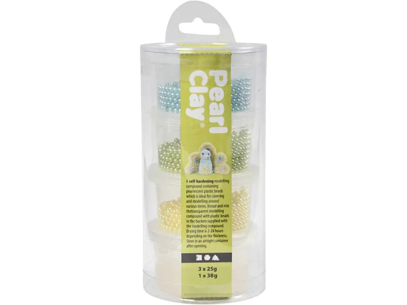 Creativ Company Modellier-Set Pearl Clay 3 x 25 g