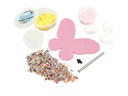 Creativ Company Modellier-Set Silk / Foam Clay Schmetterling, 1 Set