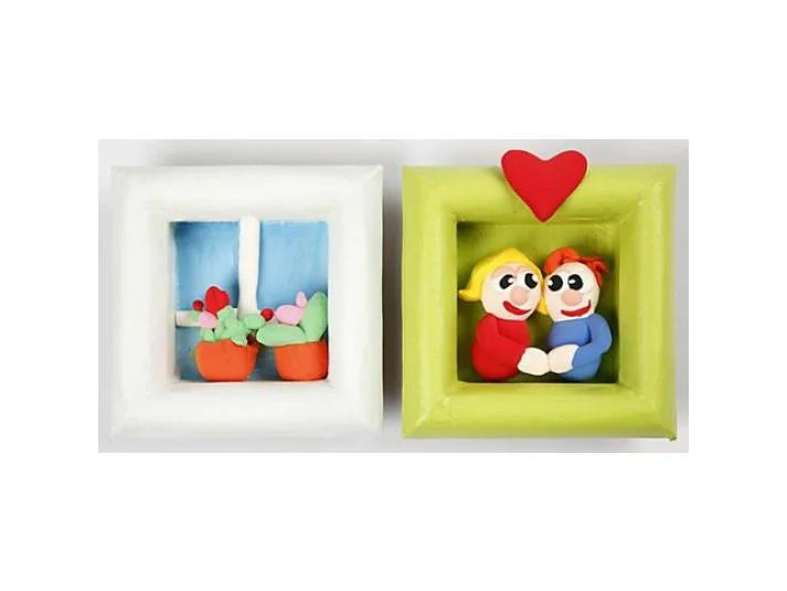 Creativ Company Modellier-Set Silk Clay 10 x 40 g Mehrfarbig