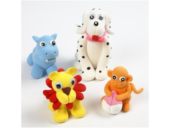 Creativ Company Modellier-Set Silk Clay 6 x 14 g Hautfarbe