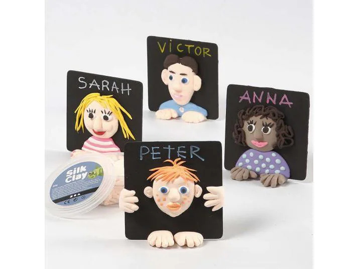 Creativ Company Modellier-Set Silk Clay 6 x 14 g Hautfarbe