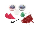 Creativ Company Modellier-Set Silk Clay Marienkäfer, 1 Set