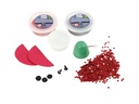 Creativ Company Modellier-Set Silk Clay Marienkäfer, 1 Set