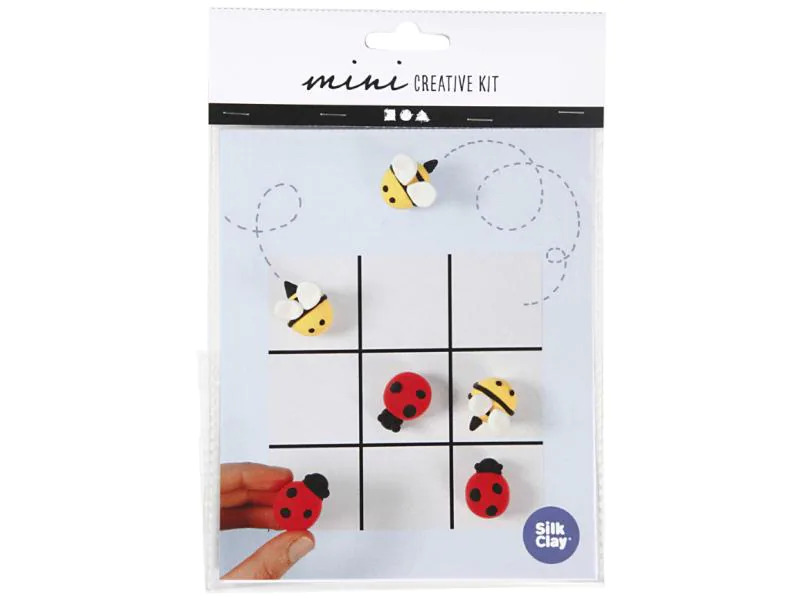 Creativ Company Modellier-Set Tic Tac Toe Modellieren, 1 Set