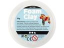 Creativ Company Modelliermasse Foam Clay 35 g Glitzer Weiss