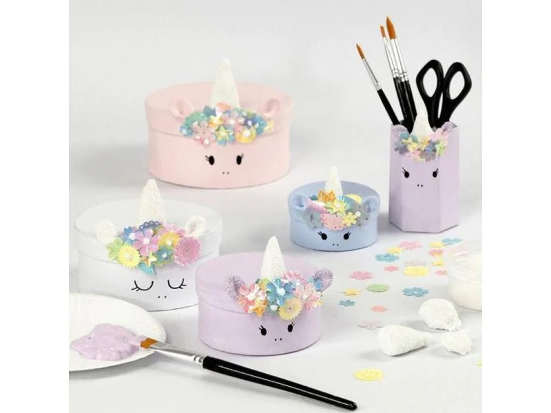 Creativ Company Modelliermasse Foam Clay 35 g Glitzer Weiss