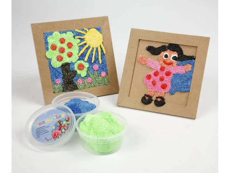 Creativ Company Modelliermasse Foam Clay Neongrün 560 g