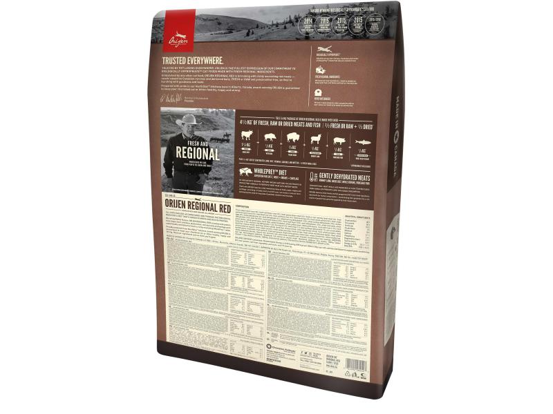 Orijen Trockenfutter Cat Regional Red mit Rind