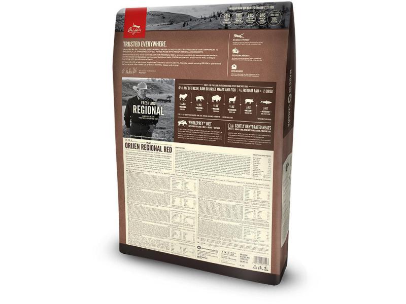 Orijen Trockenfutter Cat Regional Red mit Rind