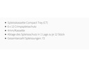 Lightwin Spleisskassette für LFC Muffen, 6 Kassetten für 72 Fasern