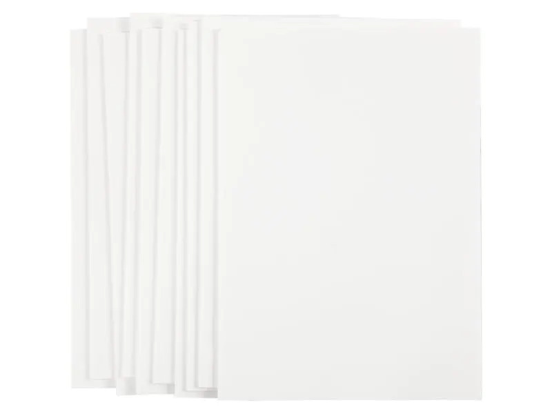 Creativ Company Moosgummi Schaumstoffplatten A4 Weiss, 10 Stück