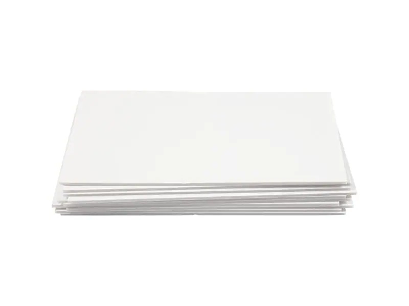 Creativ Company Moosgummi Schaumstoffplatten A4 Weiss, 10 Stück