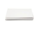 Creativ Company Moosgummi Schaumstoffplatten A4 Weiss, 10 Stück
