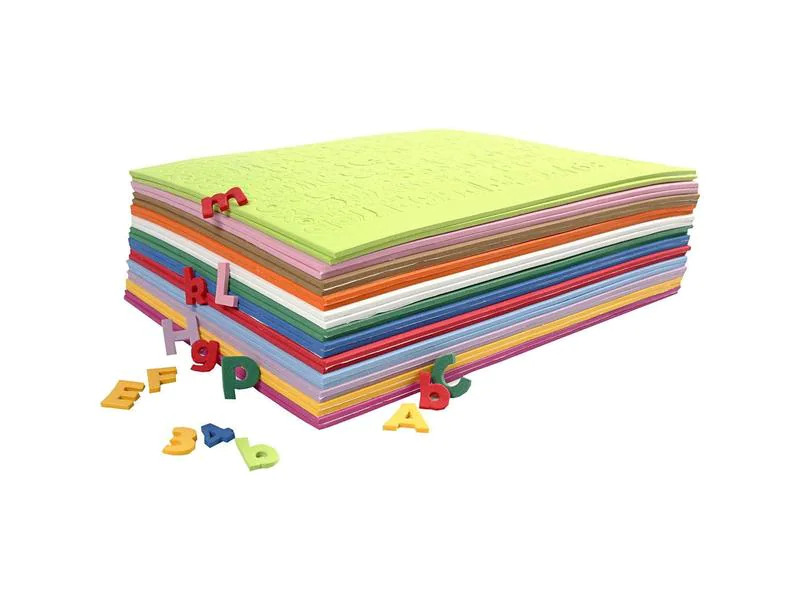 Creativ Company Moosgummi-Set 20 mm 24 Stück, Mehrfarbig