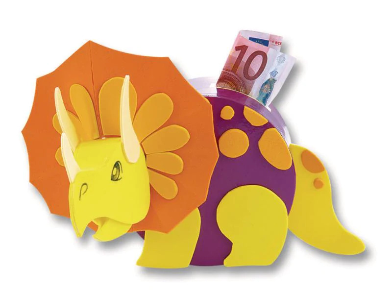 Folia Moosgummi-Set Ton in Ton Gelb, 10 Stück