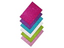 URSUS Moosgummi-Set Glitter Modern selbstklebend, 10 Stück