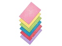 URSUS Moosgummi-Set Glitter Pastell selbstklebend, 10 Stück