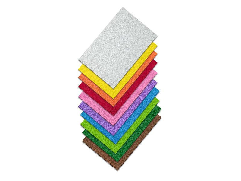 URSUS Moosgummi-Set Plüsch, 10 Stück