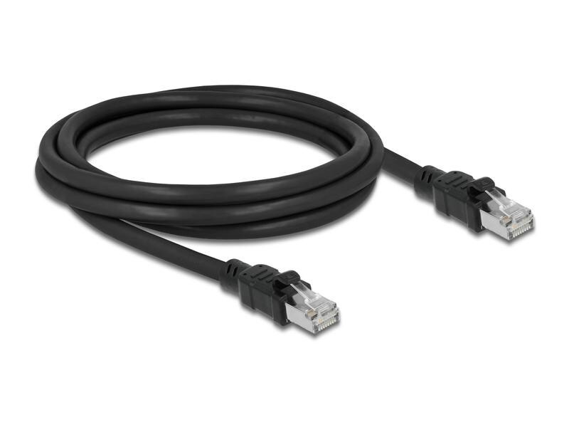 Delock Patchkabel Cat 6A, F/UTP, 2 m, Schwarz