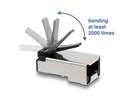 Delock Stecker RJ45, FTP, Cat.6 50 Stück, Transparent