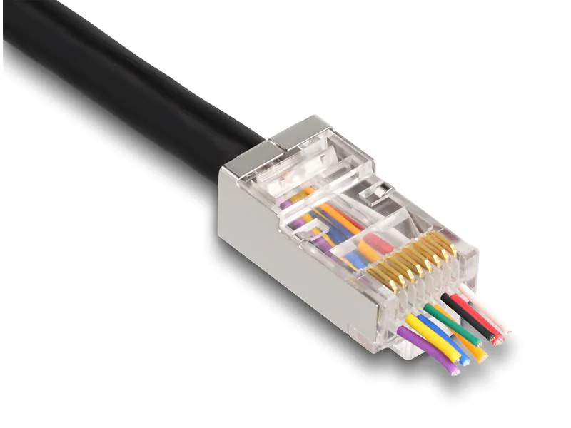 Delock Stecker RJ45, FTP, Cat.6 50 Stück, Transparent