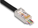 Delock Stecker RJ45, FTP, Cat.6 50 Stück, Transparent