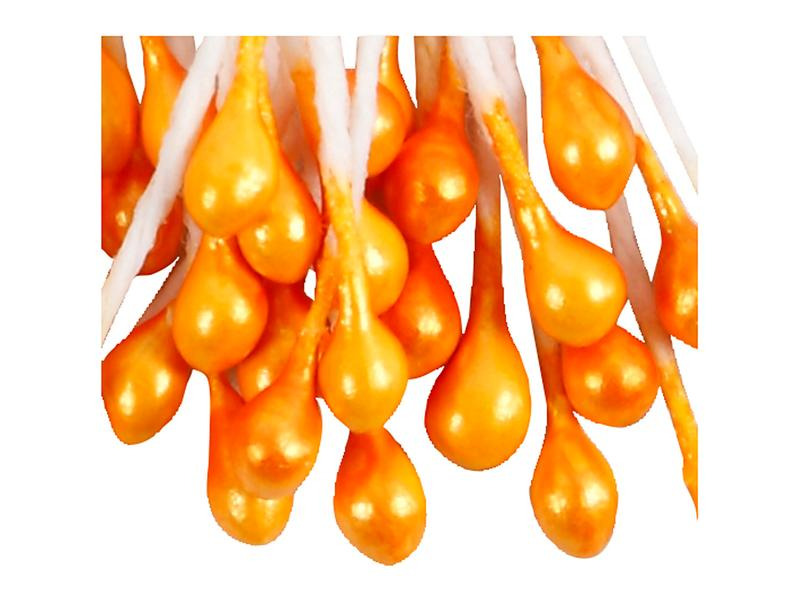 Creativ Company Papierdekoration Blütenstaub Orange
