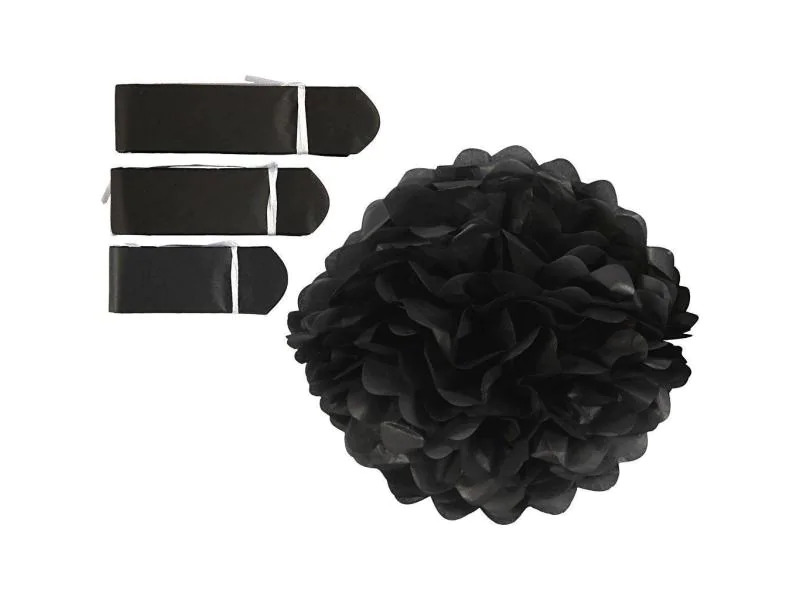 Creativ Company Pompons 20 + 24 + 30 cm 3 Stück