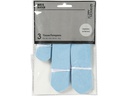 Creativ Company Pompons 20 + 24 + 30 cm 3 Stück, Hellblau