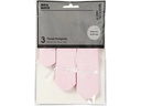 Creativ Company Pompons 20 + 24 + 30 cm 3 Stück, Rosa