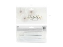 Partydeco Rosetten Pastell 3 Stück, Beige