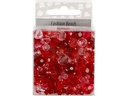 Creativ Company Facettenperlen 4-12 mm Rot, 170 Stück