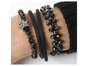 Creativ Company Glasschliffperlen 3 mm x 4 mm Schwarz
