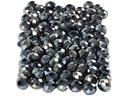 Creativ Company Glasschliffperlen 5 mm x 6 mm Schwarz