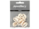 Creativ Company Perlen Muscheln, 20 mm, natur, 12 Stk.