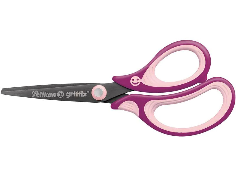 Pelikan Schere Griffix 15 cm Rechtshänder, Sweet Berry