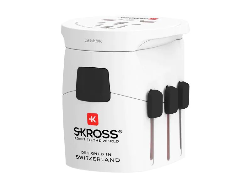 SKROSS Weltreiseadapter Pro Light USB 2 x A