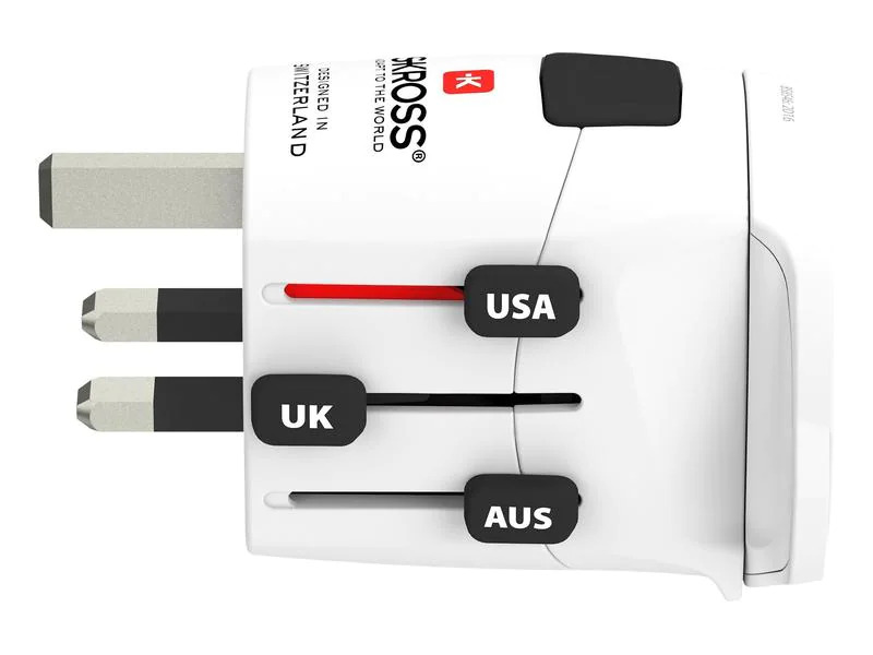 SKROSS Weltreiseadapter Pro Light USB 2 x A