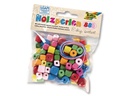 Folia Holzperlen Eckig, Mehrfarbig