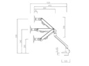 Neomounts by NewStar Tischhalterung FPMA-D750DWHITE2 bis 8 kg – Weiss