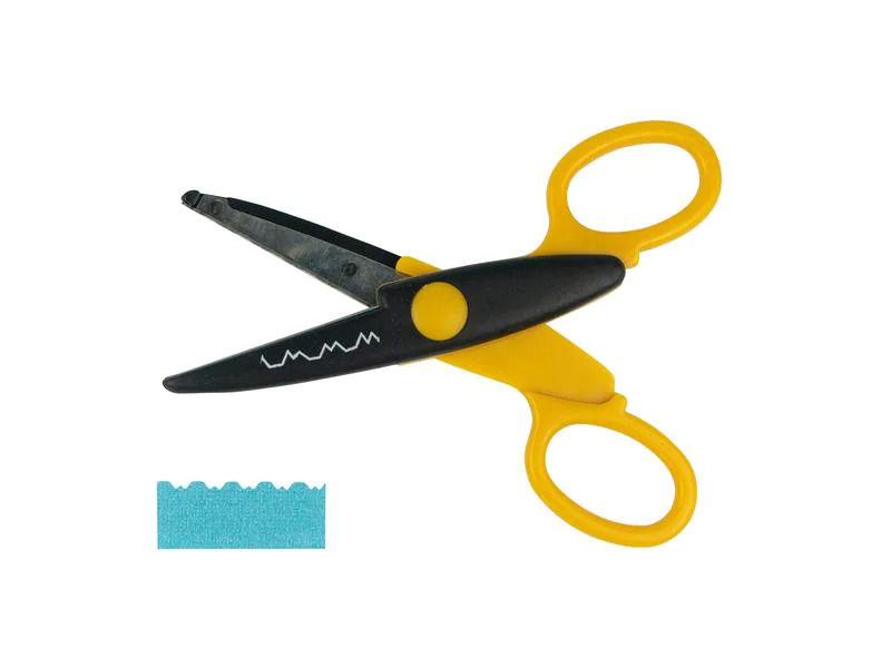 URSUS Schere 13 cm mit Büttenrandschnitt