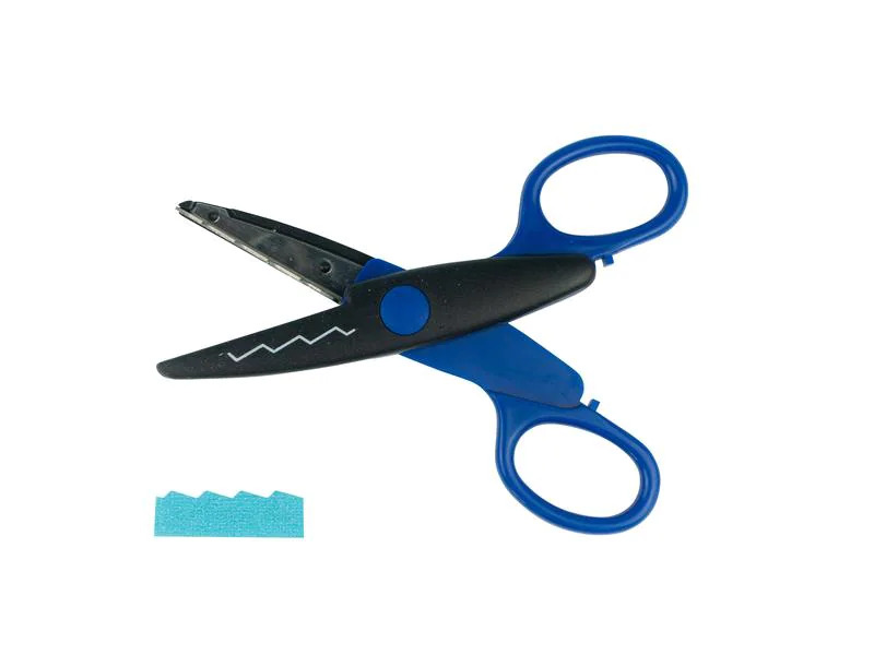 URSUS Schere 13 cm mit Zickzackschnitt