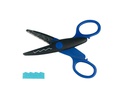 URSUS Schere 13 cm mit Zickzackschnitt