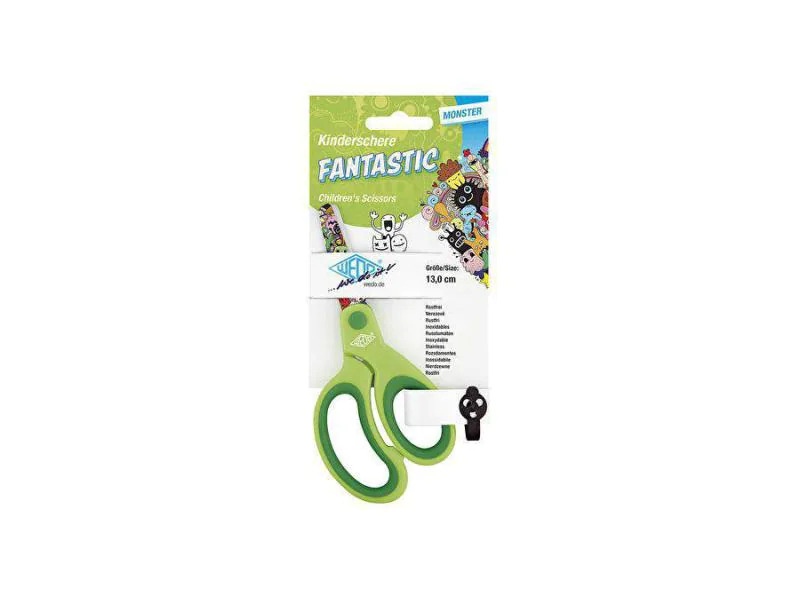 WEDO Kinderschere Monster 13 cm Edelstahl