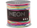 Creativ Company Macramé-Band 1 mm, Neon multi, 28 m