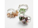 Creativ Company Fingerring Versilbert, 3 Stk.