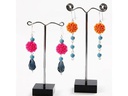Creativ Company Ohrring 15 mm Versilbert, 10 Stk.