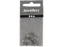 Creativ Company Ohrring Haken, 21 mm, Versilbert, 6 Stk.