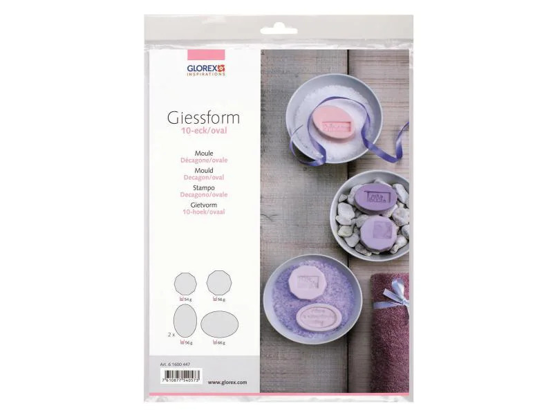 Glorex Giessform 10eck, Oval